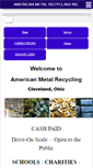 Mobile Screenshot of americanmetalrecycling.com